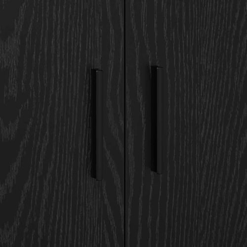 Шкаф за съхранение 2 pcs Черния дъб 103 x 41 x 40 см