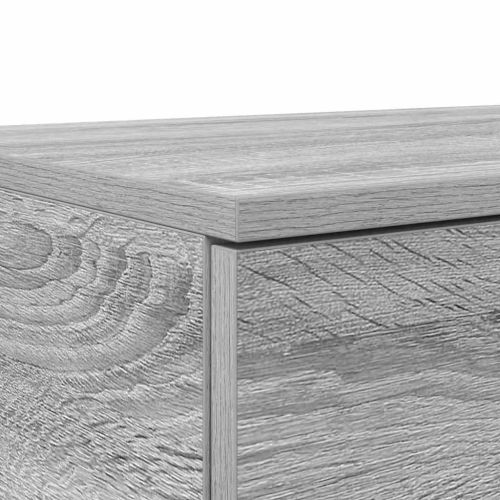 Чекмеджета за легло с чекмедже Сив Сонома 140 x 36,5 x 16,5 см