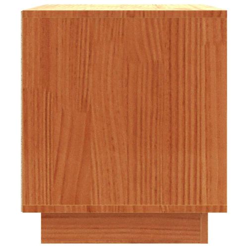 ТВ шкаф Кафяво с восъчно покритие 80 x 35 x 40,5 см