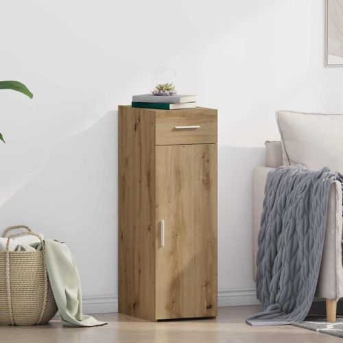 Служебен шкаф с чекмедже Дъб 30 х 42,5 х 93 см