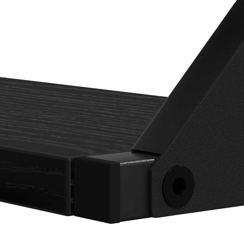 Стенен рафт Монтиране на стена със съхранение 3 pcs Черния дъб