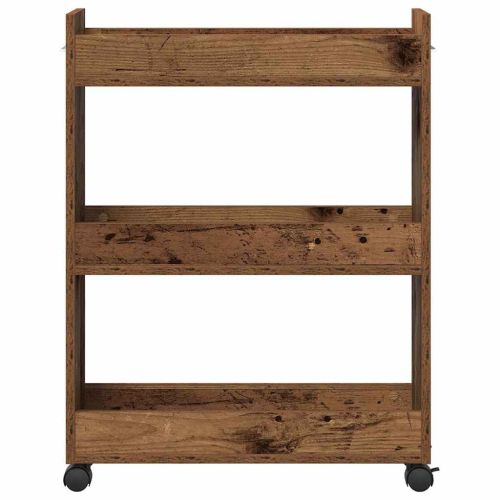 За шкафове с колело Старо дърво 60 x 22 x 79 см