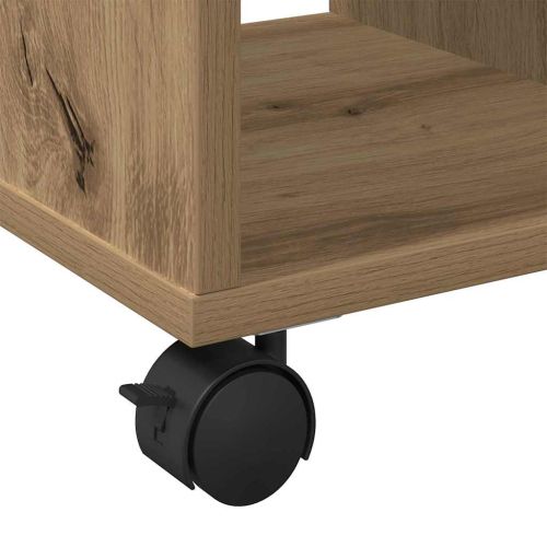 Масичка с рафт дъб артизан 50 x 30 x 55 см Инженерно дърво