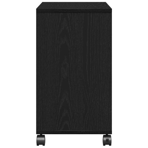 Масичка с рафт Черен дъб 50 x 30 x 55 см Инженерно дърво