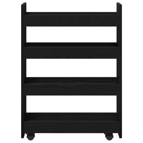 Тесен Тролей за Съхранение Черния дъб 60 x 20 x 82 см