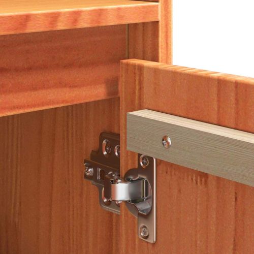 Служебен шкаф Кафяво с восъчно покритие 104,5 x 34 x 80 см