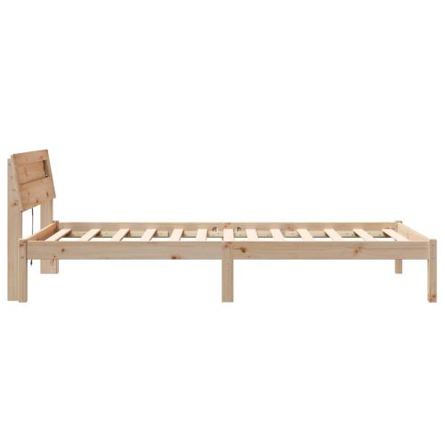 Рамка за легло Кафяво 90 x 190 cm Солидно борово дърво