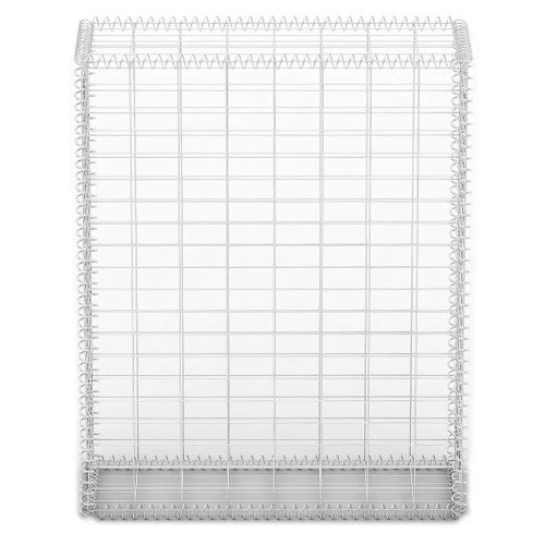 Габион кошница с капаци, поцинкована тел, 100x80x30 см