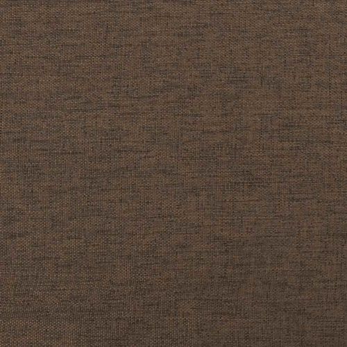 Изправящ масажен стол, кафяв, текстил