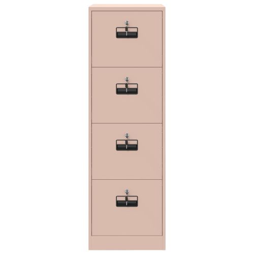 Кабинет за файлове с чекмедже 2 pcs Розово 44 x 50 x 106.5 см