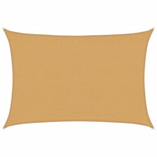 Платно-сенник, 160 г/м², правоъгълно, пясъчен, 3,5x4,5 м, HDPE