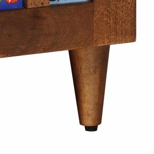 Масичка за кафе Кафяво 80 x 50 x 40 cm Солидно мангово дърво