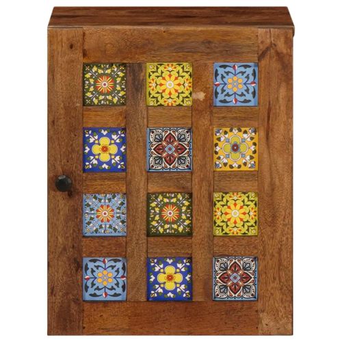 Окачен шкаф за баня със съхранение Орех 38 x 33,5 x 48 см