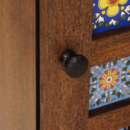 Окачен шкаф за баня със съхранение Орех 38 x 33,5 x 48 см