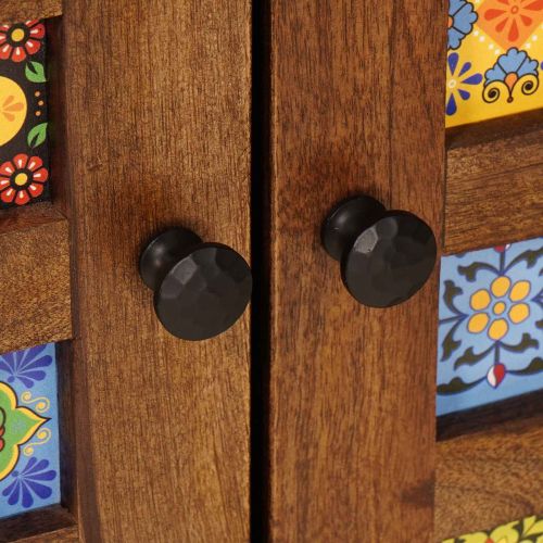 Служебен шкаф Орех 60 x 33,5 x 75 см Солидно мангово дърво