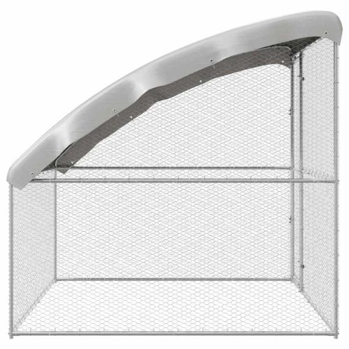 Клетка за пилета Сребрист 2 x 2 x 2 m Галванизирана стомана