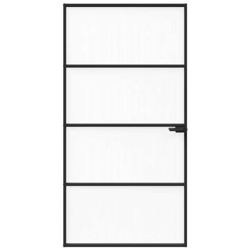 Врата за дом 102 x 201,5 x 3,5 см Алуминий и закалено стъкло