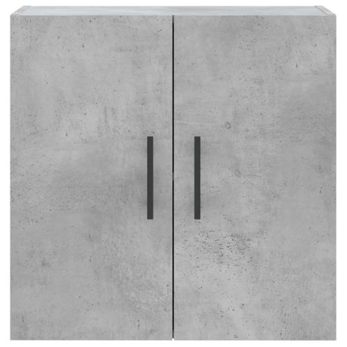 Стенен шкаф, бетонно сив, 60x31x60 см, инженерно дърво