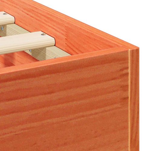 Леглово дъно Кафяво 90 x 200 cm Борово дърво масив