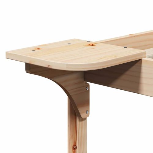 Легло с нощни шкафчета Естествен 100 x 220 cm