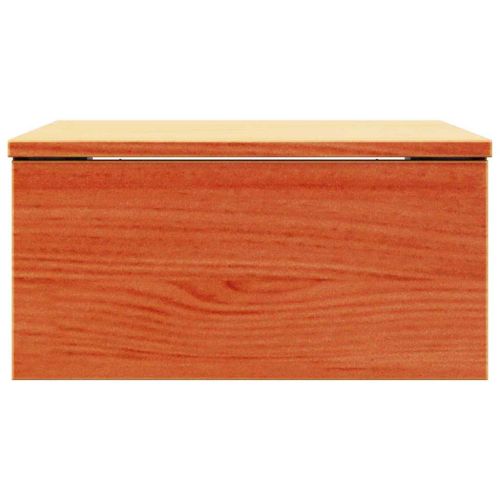 Нощно шкафче Кафяво с восъчно покритие 37 x 35 x 18,5 см