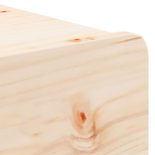 Нощно шкафче Кафяво 44 x 32,5 x 40 см Борово дърво масив