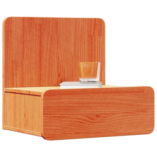 Нощно шкафче Кафяво с восъчно покритие 44 x 32,5 x 40 см