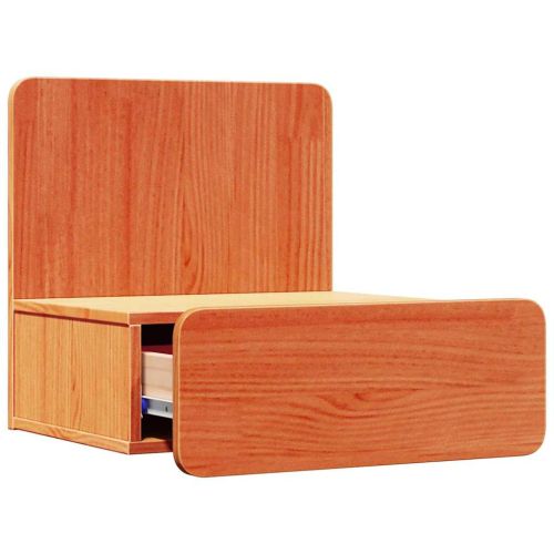 Нощно шкафче 2 pcs Кафяво с восъчно покритие 44 x 32,5 x 40 см