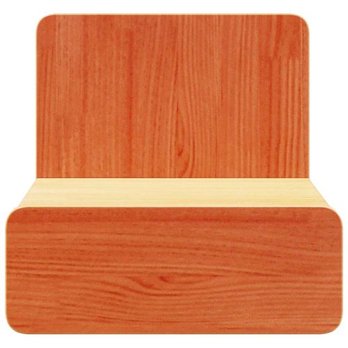 Нощно шкафче 2 pcs Кафяво с восъчно покритие 44 x 32,5 x 40 см