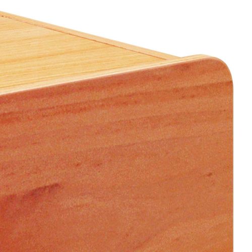 Нощно шкафче Кафяво с восъчно покритие 39 x 34 x 33 см