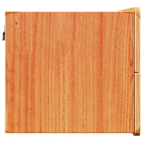 Нощно шкафче 2 pcs Кафяво 39 x 34 x 33 см Масивно дърво бор