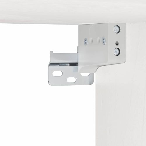 Нощно шкафче 2 pcs Бяло 38 x 36 x 29,5 см Борово дърво масив