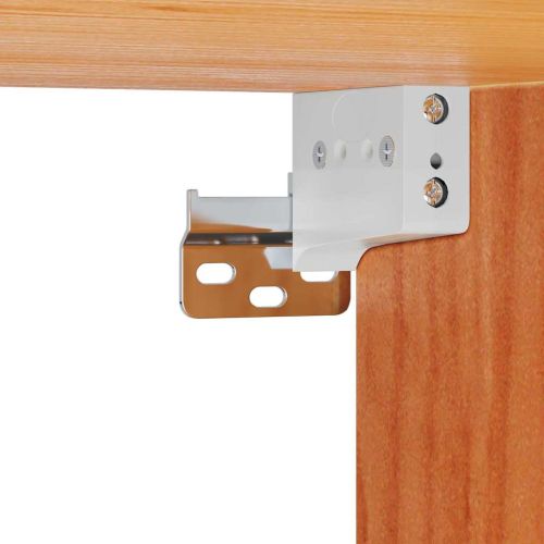 Нощно шкафче 2 pcs Кафяво с восъчно покритие 38 x 36 x 29,5 см