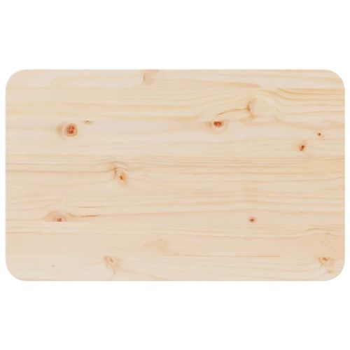 Масичка за кафе Естествен 80 x 50 x 31 см Борово дърво масив