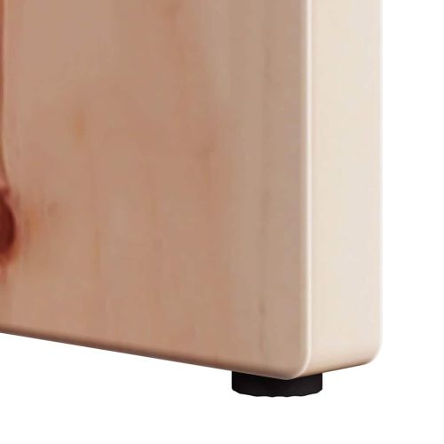 Масичка за кафе Естествен 80 x 50 x 31 см Борово дърво масив