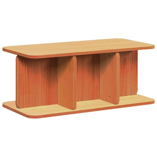 Масичка за кафе Кафяво с восъчно покритие 80 x 39,5 x 33,5 см