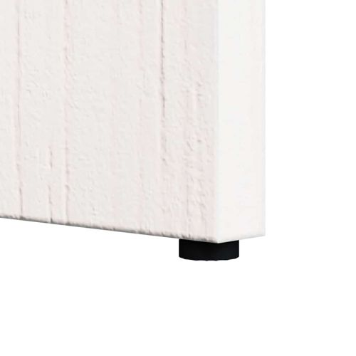 Масичка за кафе Бяло 50 x 40 x 50 см Борово дърво масив