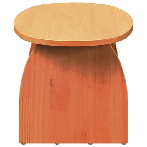 Масичка за кафе Кафяво с восъчно покритие 80 x 40 x 35 cm