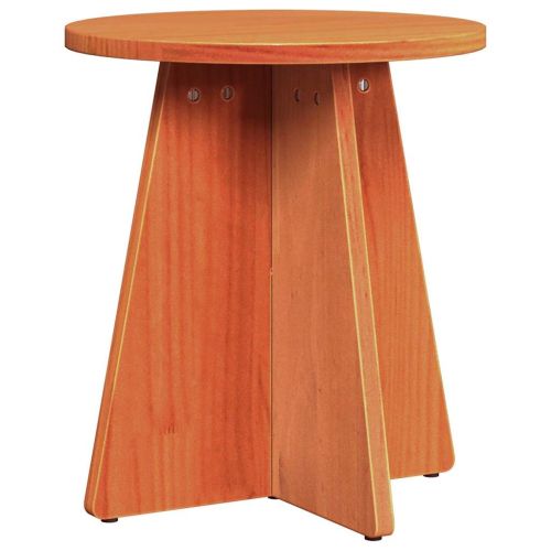 Масичка за кафе 3 pcs Кафяво с восъчно покритие