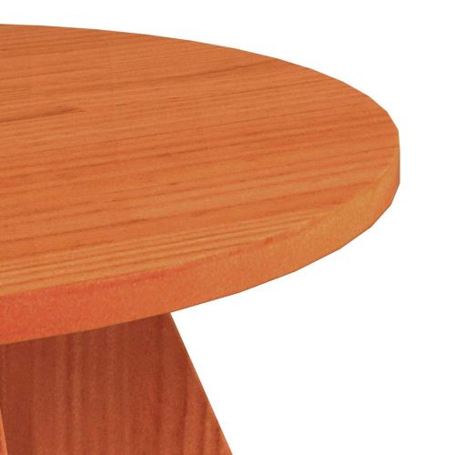 Масичка за кафе 3 pcs Кафяво с восъчно покритие