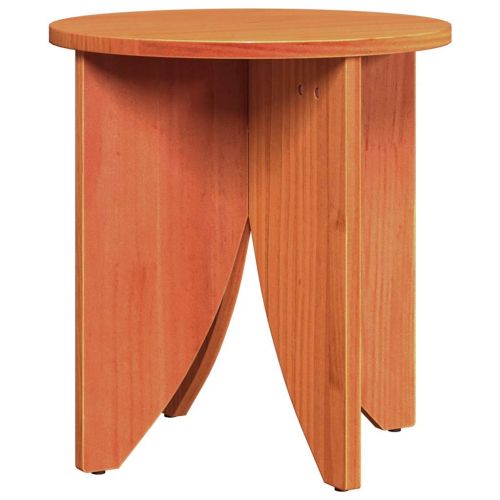 Масичка за кафе 2 pcs Кафяво с восъчно покритие