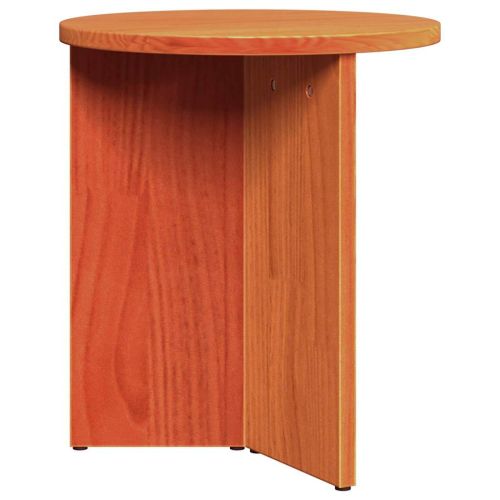 Масичка за кафе 2 pcs Кафяво с восъчно покритие