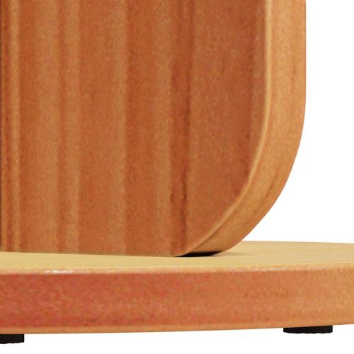 Масичка за кафе Кафяво с восъчно покритие 39,5 х 39,5 х 53,5 см