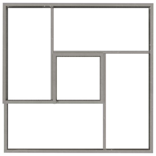 Градинска саксия Сребрист 60 x 60 x 50 см Галванизирана стомана