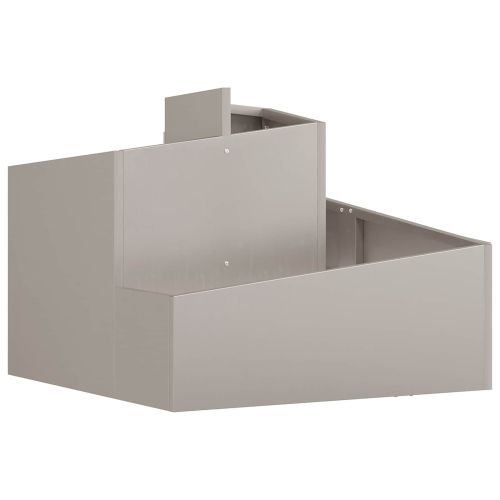 Градинска саксия Кафяво 60 x 60 x 50 см Патинираща стомана