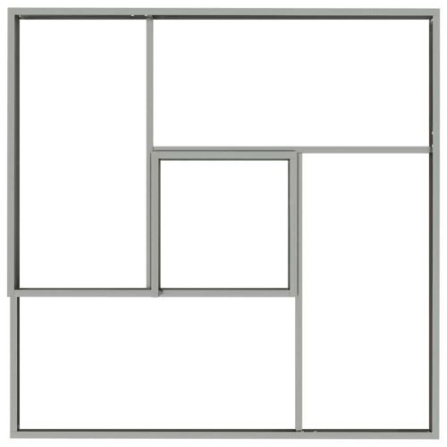 Градинска саксия Сребрист 100 x 100 x 50 cm