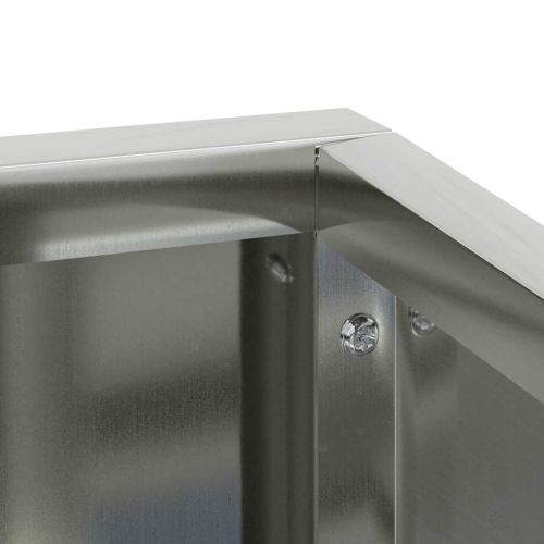 Градинска саксия Сребрист 100 x 100 x 50 cm