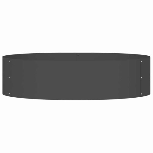 Градинска саксия 5 pcs Черно 80 x 80 x 20 cm