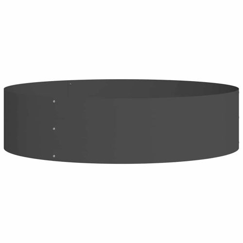 Градинска саксия 5 pcs Черно 80 x 80 x 20 cm