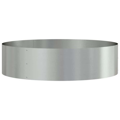 Градинска саксия 5 pcs Сребрист 80 x 80 x 20 cm